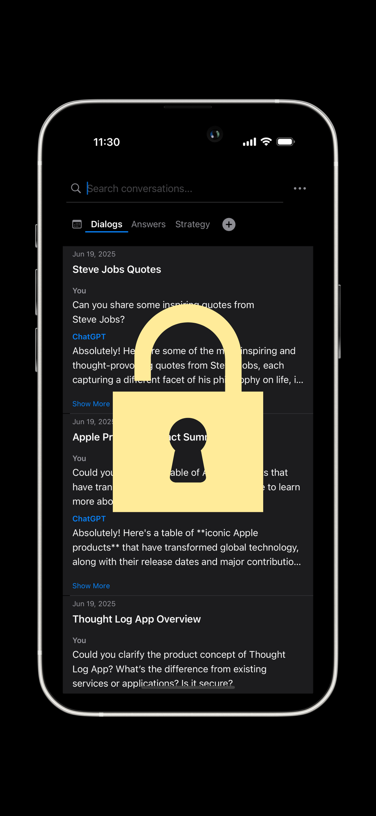 100% Offline — local-first architecture with encryption at rest